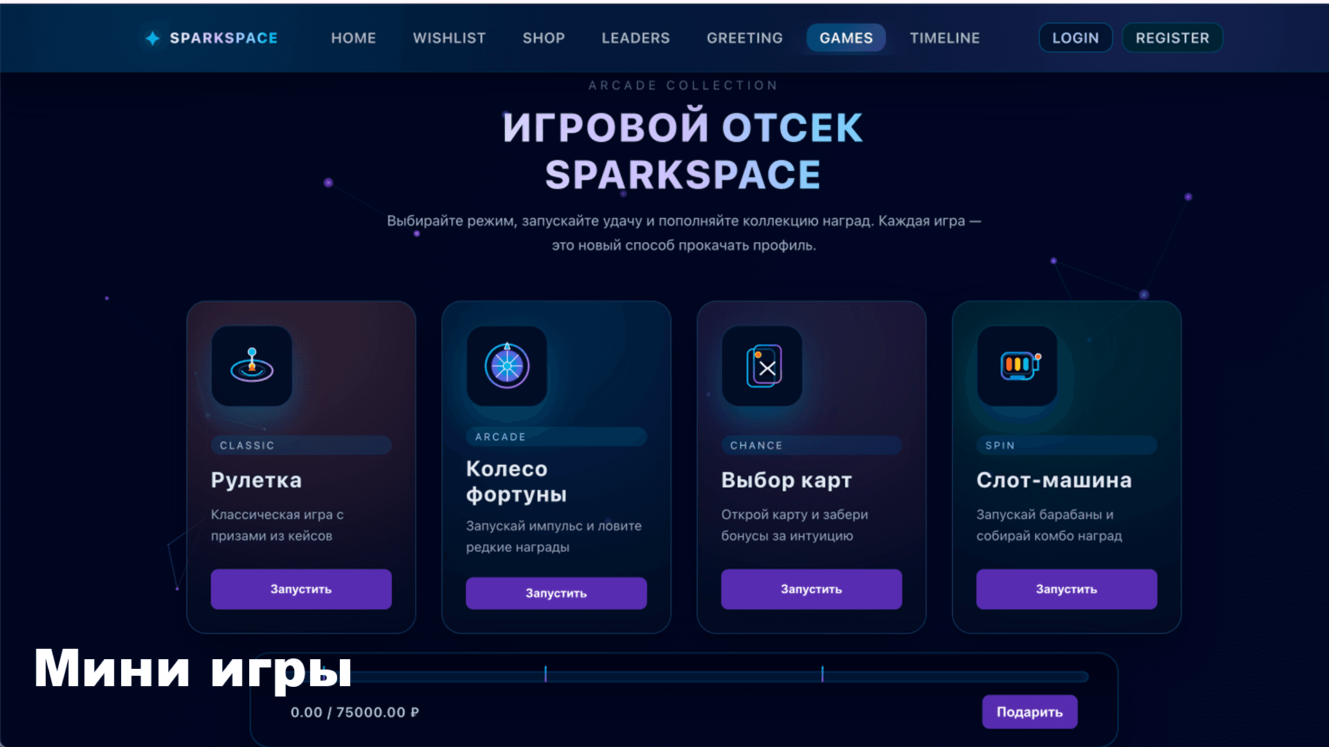Spark Space — платформа для комьюнити (Сайт на свой др) - 2